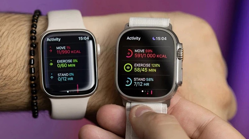 So sánh Apple Watch 8 và Ultra về phần mềm và tính năng