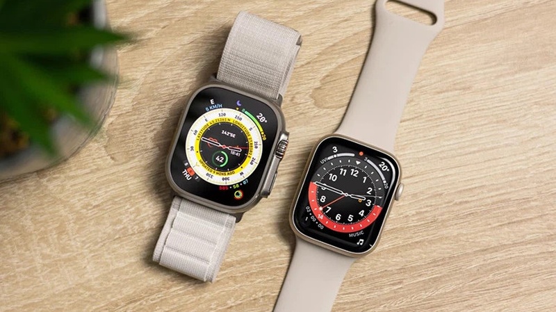 So sánh Apple Watch 8 và Ultra về màn hình