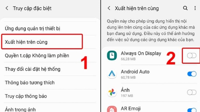 Cách chặn quảng cáo trên điện thoại Samsung A12 ở màn hình khóa 2