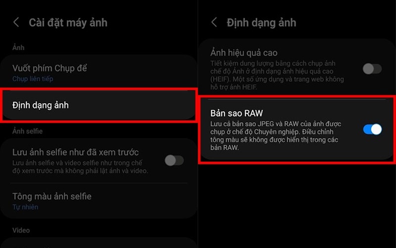 Chụp ảnh RAW để cho chất lượng ảnh tốt hơn