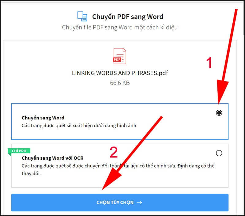 Cách chuyển PDF sang Word không bị lỗi font chữ bằng Google Docs