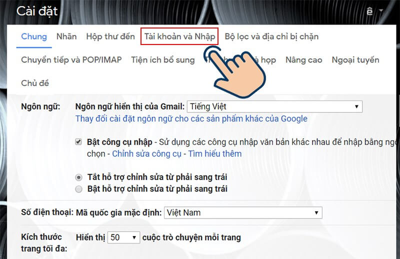 Cách đổi tên Gmail trên máy tính của bạn