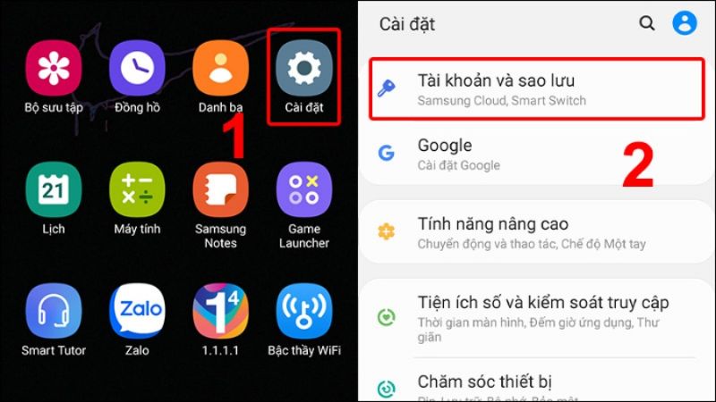 cach go tai khoan gmail tren android