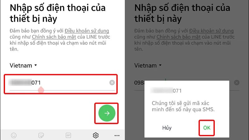 cách lấy lại mật khẩu line không cần email