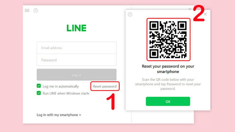 cách lấy lại mật khẩu line không cần email