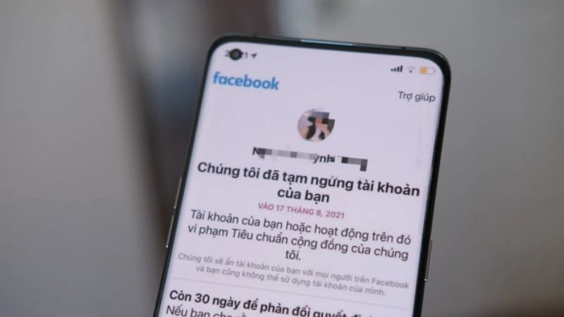 tai khoan facebook bi khoa tam thoi