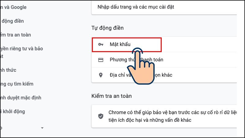 cách xóa mật khẩu đã lưu trên google