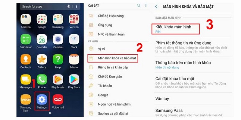 Xóa mật khẩu điện thoại Samsung khi còn nhớ mật khẩu