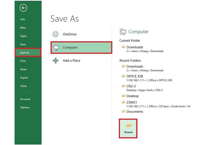 Chuyển đổi file Excel sang PDF trực tiếp trên Excel