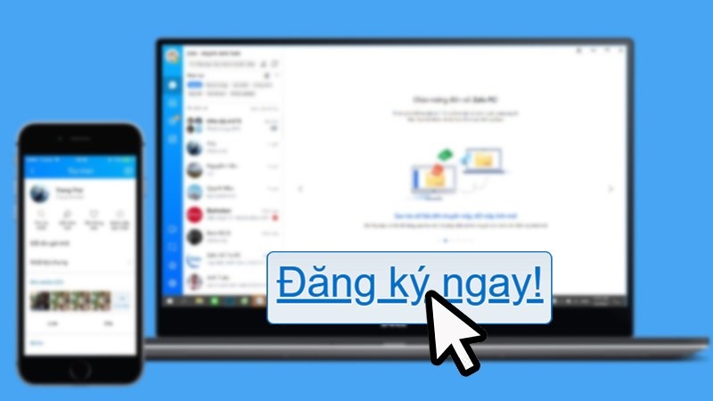 đăng ký tài khoản Zalo trên máy tính dùng gmail