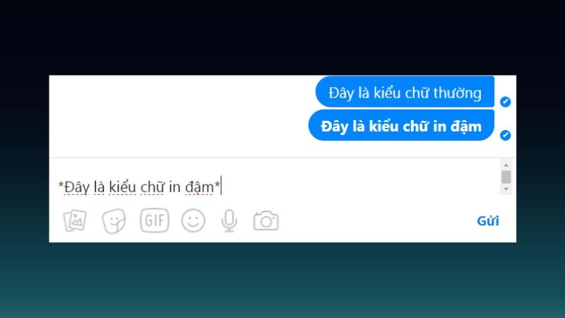 Sử dụng Messenger
