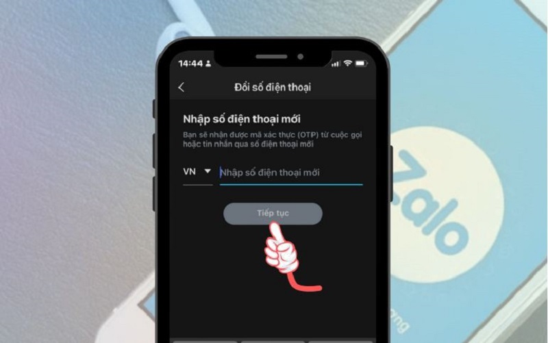 Lấy lại mật khẩu zalo khi mất sim