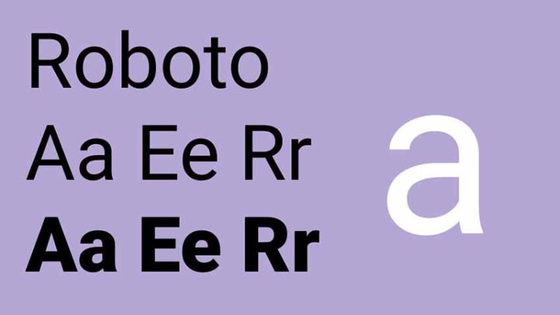 font chu roboto