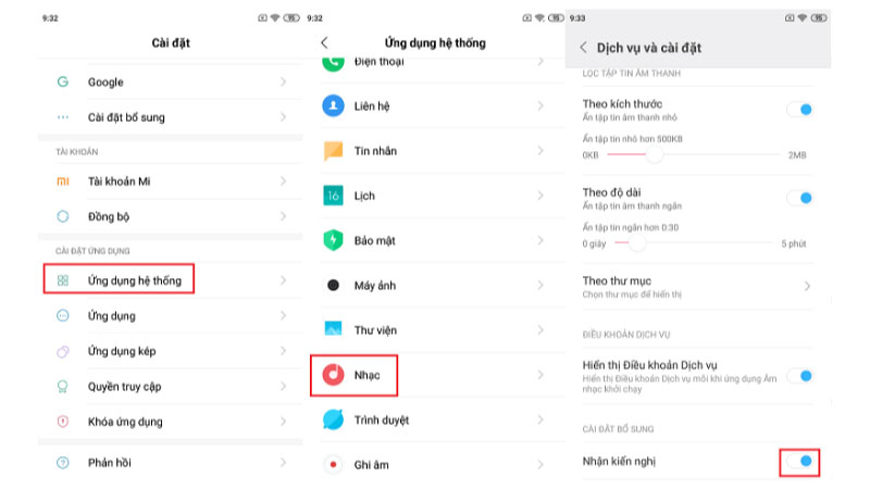 tắt quảng cáo trên điện thoại Xiaomi