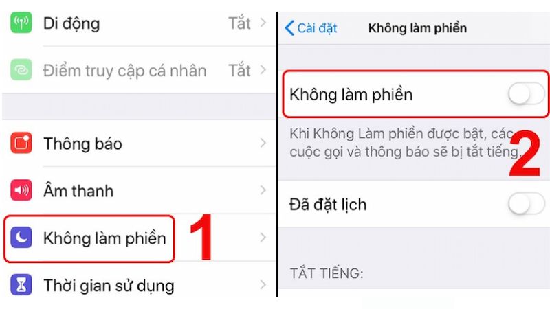 bat tinh nang khong lam phien trong cai dat