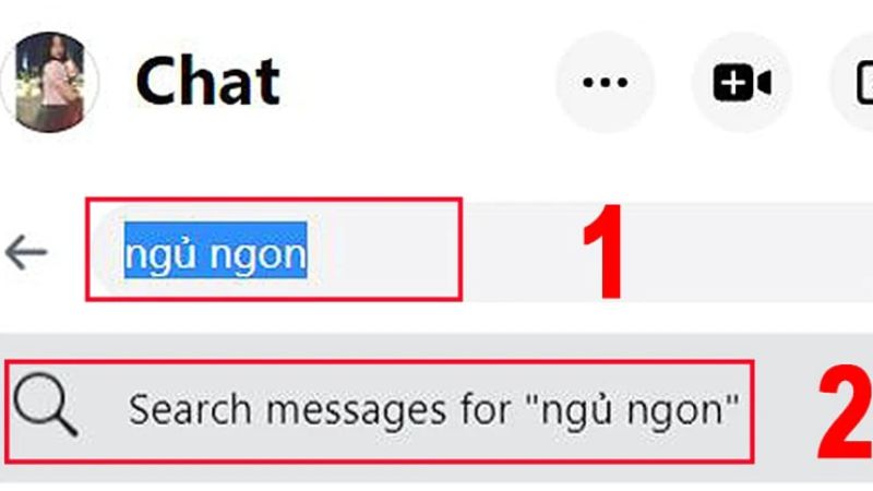 tim tin nhan tren messenger bang may tinh