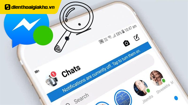 Hướng dẫn tìm tin nhắn trên Messenger theo ngày bằng điện thoại