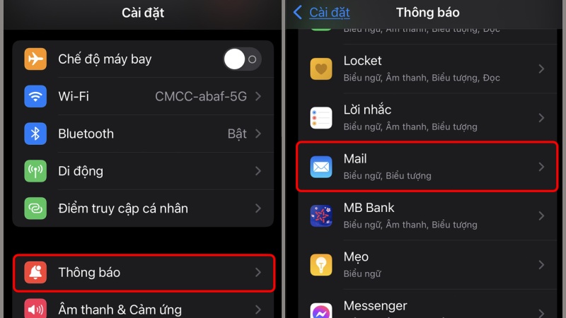 Hướng dẫn cách xóa biểu tượng màu đỏ trên Mail