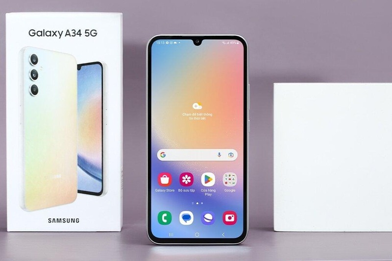 Galaxy A34 5G điện thoại pin trâu chơi game mượt