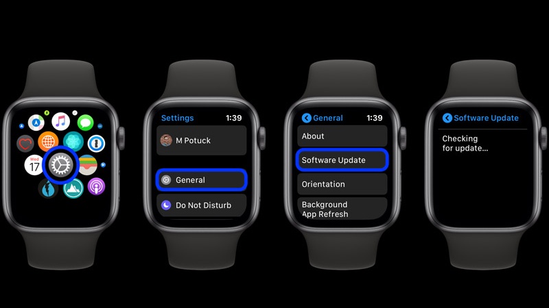 Cập nhật watchOS để khắc phục Apple Watch không lên màn hình