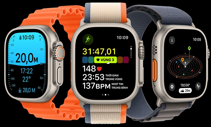apple watch ultra 2 có mấy màu