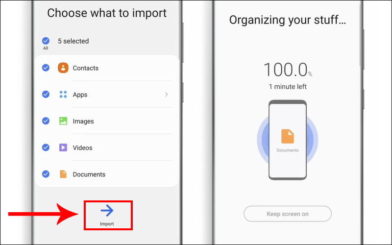 cách chuyển dữ liệu từ iphone sang samsung bằng smart switch