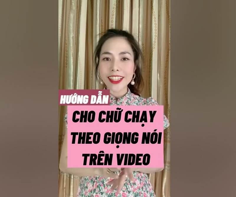 cách làm chữ chạy theo giọng nói trên CapCut