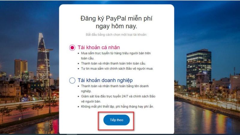 cách sử dụng PayPal