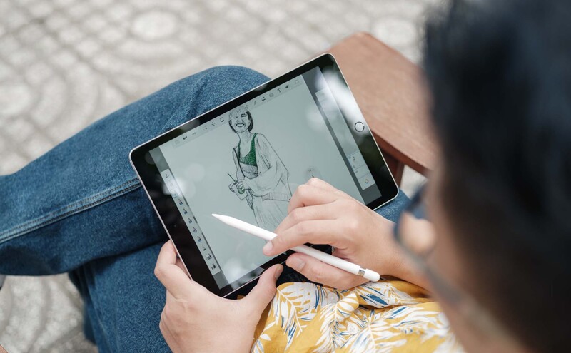 Màn hình iPad Gen 9 giá rẻ 10,2 inch hiển thị rõ ràng