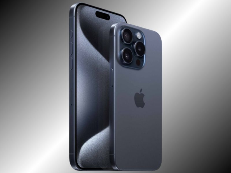iPhone 15 Pro Max màu Titan xanh