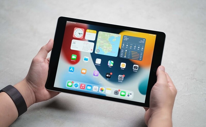 Bộ nhớ iPad Gen 9 được tối ưu cho phép lưu trữ thoải mái