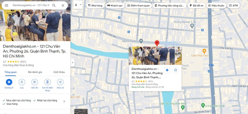 Cách lấy tọa độ trên Google Maps bằng máy tính