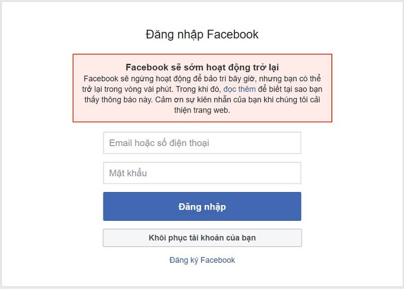 Đăng xuất khỏi Facebook
