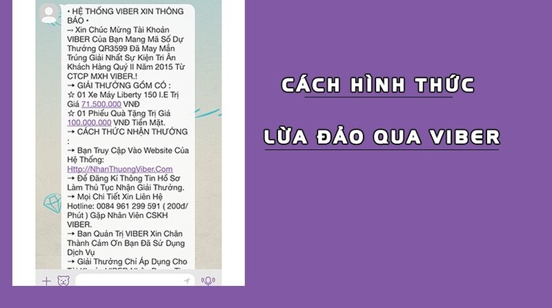 Những chiêu trò lừa đảo phổ biến trên Viber