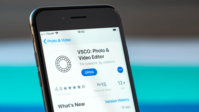 Phần mềm chỉnh sửa ảnh và video VSCO