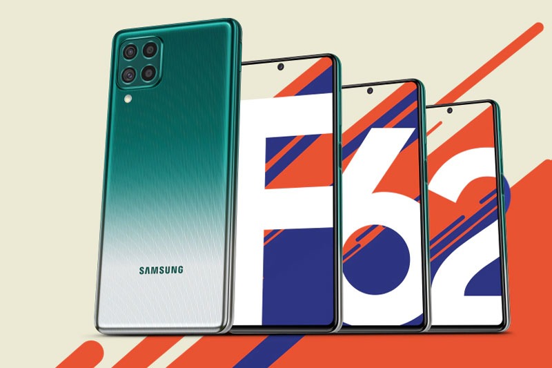 điện thoại samsung galaxy F62 pin 7000