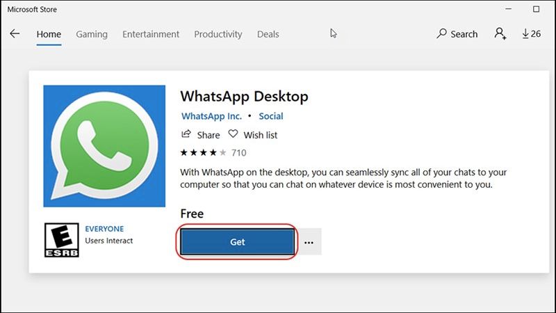 Cách tải WhatsApp về máy tính PC có hệ điều hành Windows