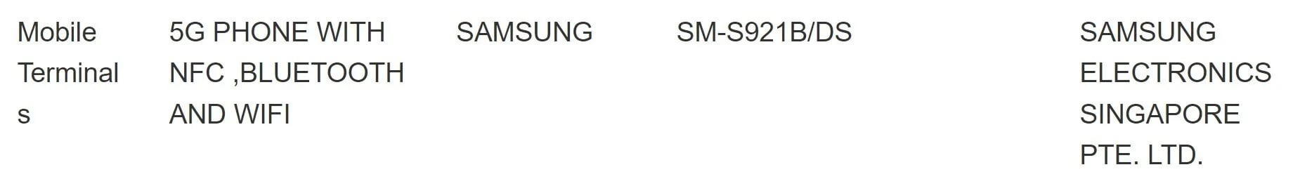 Galaxy S24 đạt chứng nhận IMDA