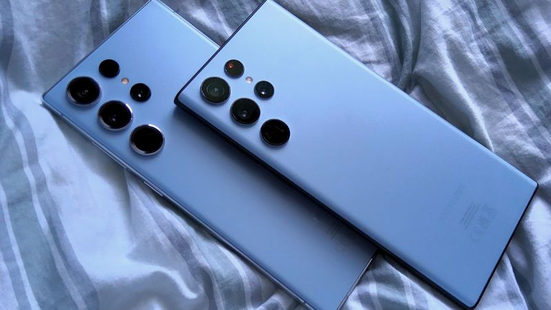 Sky Blue Samsung S23 Ultra