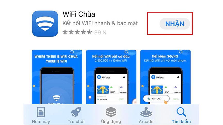 Cách lấy mật khẩu WiFi nhà bên cạnh trên iPhone bằng Wifi chùa