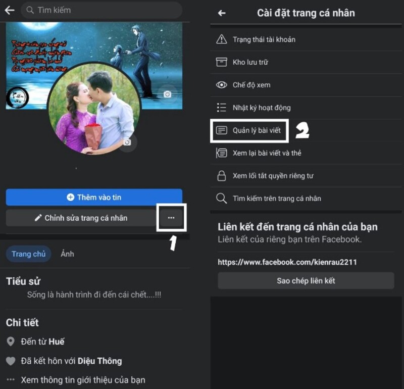 cách xóa tất cả bài viết trên facebook