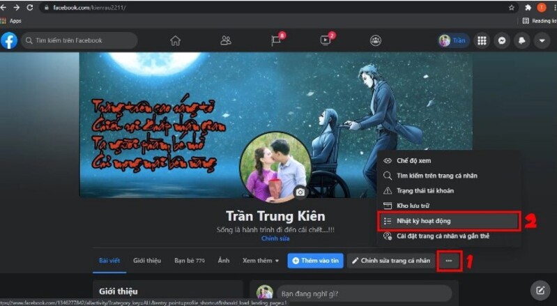 Cách xóa tất cả bài viết trên facebook bằng máy tính
