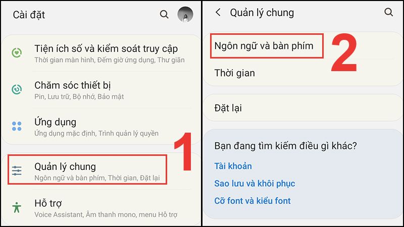 Cài đặt phím tiếng Việt