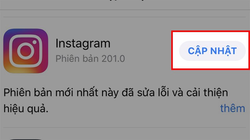 Cập nhật lại Instagram đăng ảnh không bị mờ