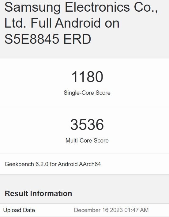Exynos 1480 của Galaxy A55