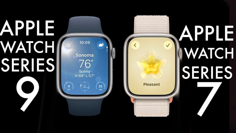 so sánh Apple Watch Series 7 và 9