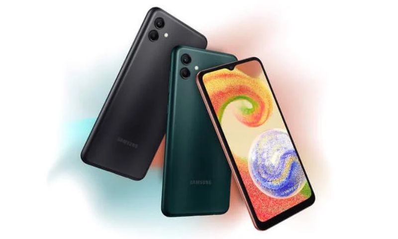 Thiết kế mỏng nhe, đa dạng màu sắc với Samsung Galaxy A04