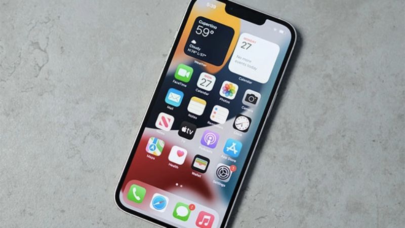 Màn hình iPhone bị lưu ảnh