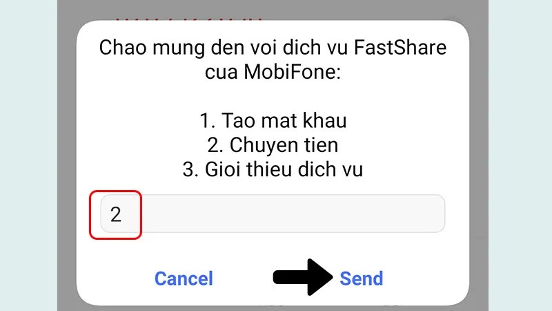 Cách bắn tiền Mobi 9494 thông qua USSD 2