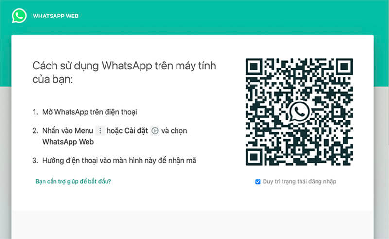 cách cài WhatsApp trên máy tính